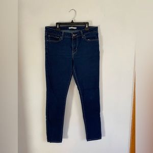 Levi’s 711 Dark Wash Skinny Jeans